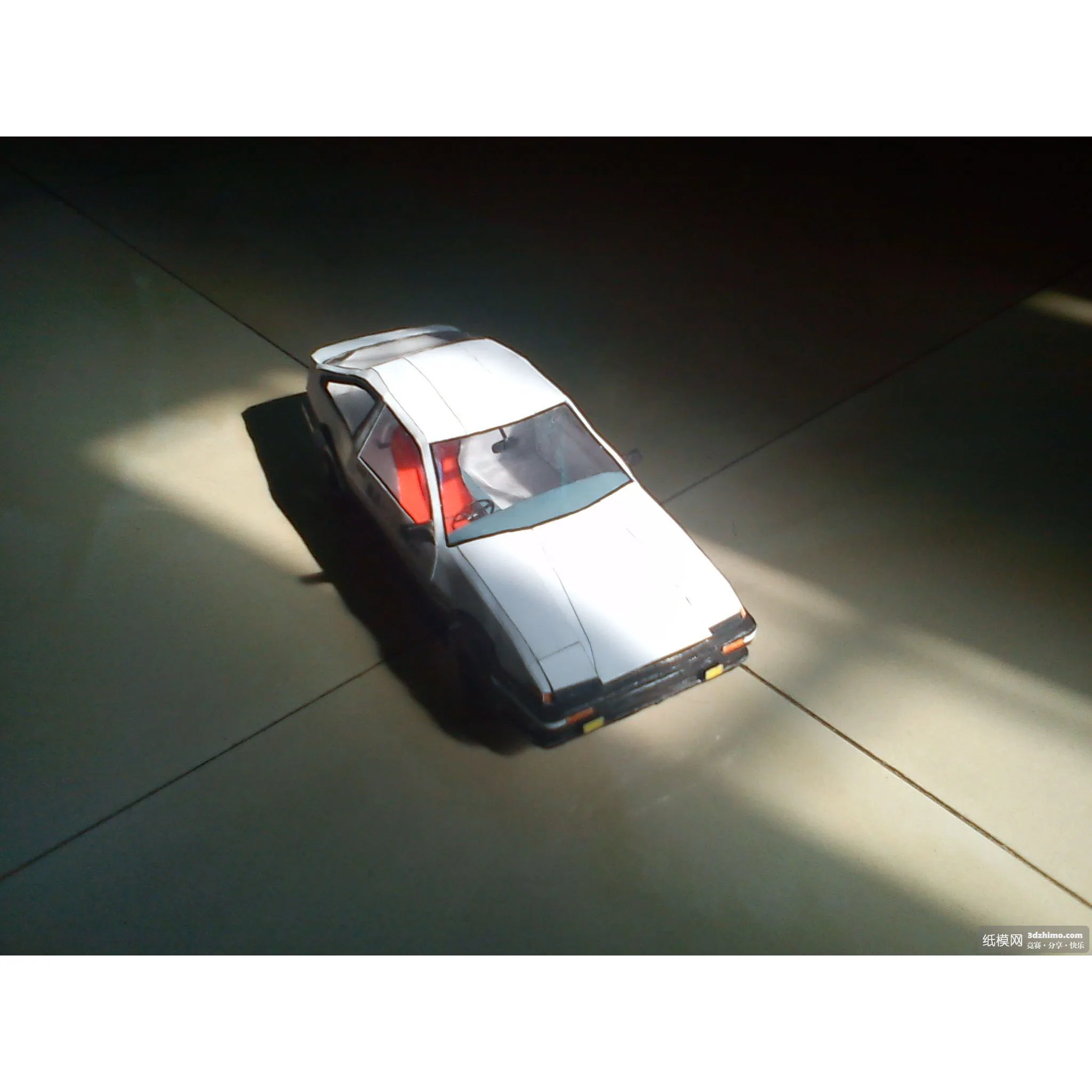 1:20 AE86 DIY Бумажная модель Начальная D сборка ручная работа игра-головоломка DIY детская игрушка
