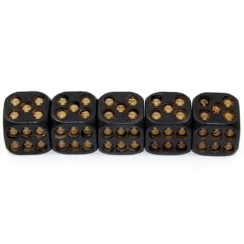 

5Pcs Halloween Novelty Skull Heads Shape Dices Fun Dices 6 Sided Dice Party Bar Entertainment Leisure Toys for Festival