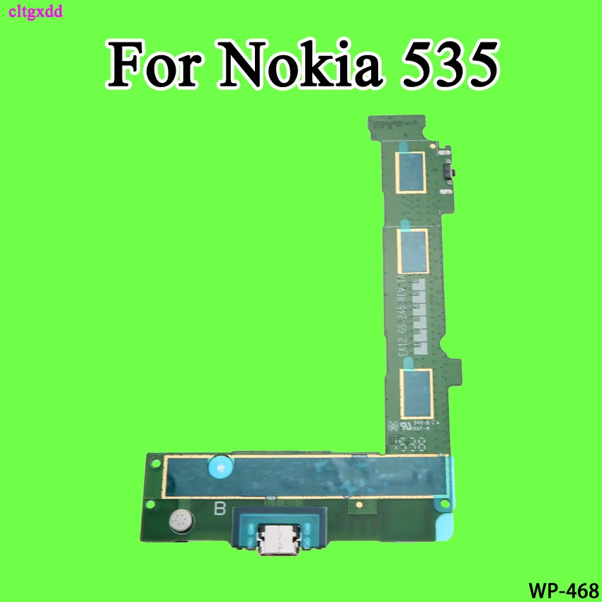Cltgxdd Micro Dock Plug коннектор Плата USB зарядный порт гибкий кабель для Nokia Microsoft Lumia 535