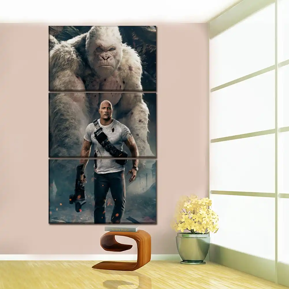 A0 A1 A2 A3 Maxi Rampage Movie The Rock Large Poster Wall Art Print
