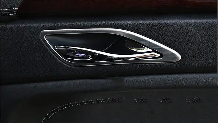 Подходит для Cadillac SRX от АТС ХЦ 2012 2013 4 шт. нержавеющая дверная ручка украшение для рамки отделкой