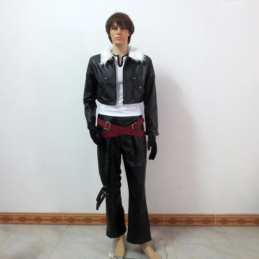 Final Fantasy Squall Leonhart Christmas Party Halloween Uniform Outfit Cosplay Costume Customize Any Size Final Fantasy Squall Leonhart Christmas Party Halloween Uniform Outfit Cosplay Costume Customize Any Size