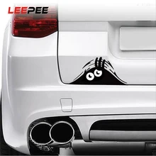 LEEPEE 1 шт., стикер для автомобиля с изображением монстра, виниловая наклейка, декоративная наклейка, водостойкая, модная, смешная, аксессуары для стайлинга автомобилей