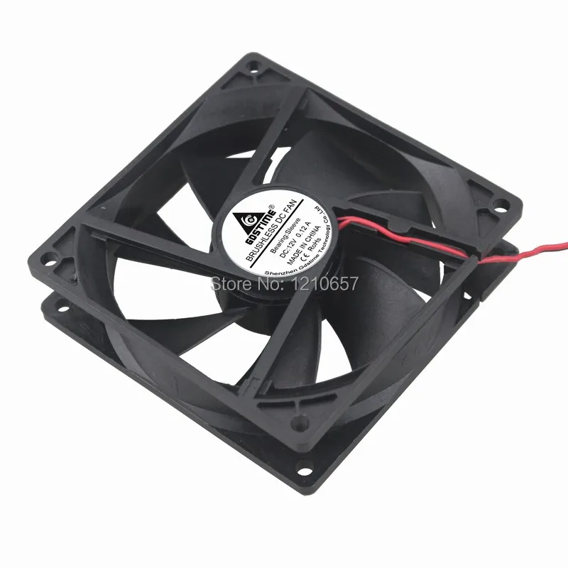 1 PCS Gdstime 92mm 92x92x25mm 9.2cm DC 12V 2Pin High Velocity Cooling Fan | Компьютеры и офис