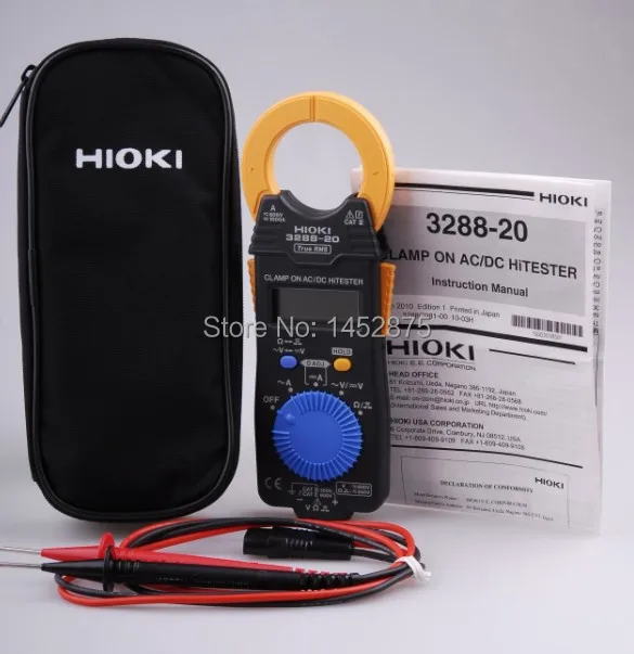 

HIOKI 3288-20 True RMS CLAMP ON HiTESTER 100A/1000A AC/DC Clamp Meters 3288-20 Free Shipping