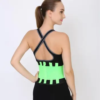 

Men And Women Waist Trimmer Belt Lumbar Back Support Belt Adjustable Abdominal Elastic Waist Trainer Back Brace Disc Fixation