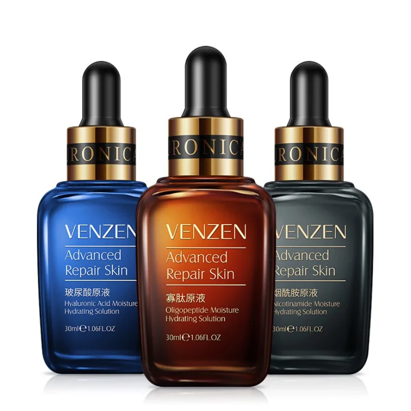 

New Nicotinamide Oligopeptide Hyaluronic Acid Serum Shrinking Pores Moisturizing Brighten Skin Color Face Skin Care Essence