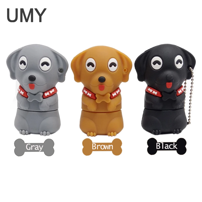 New 16//32GB Pendrive Cartoon Cute Dog Animals USB Flash Drive Memory Stick Gift