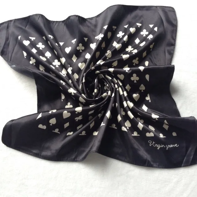 

Custom Print 55X55CM Polyester Satin Bandanna, Bandana & Handkerchief (QTY: 100pcs)