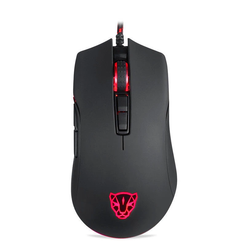 Motospeed V70 RGB подсветкой компьютерная Проводная игровая мышь 12000 Точек на дюйм 7