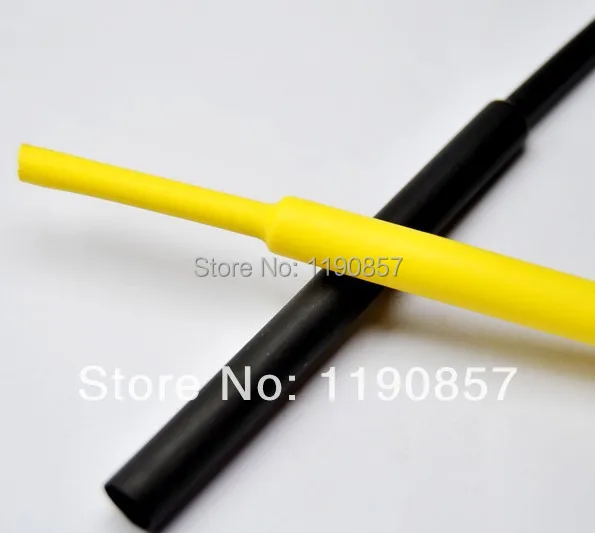 

HEAT SHRINK TUBING SLEEVING WIRE COVER 9.5MM black 2METER ROLL 2:1 RATIO with Free shipping