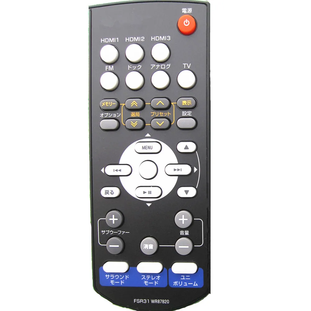 New remote control for YAMAHA AV HOME THEATER controller FSR31 WR87820in Remote Controls from