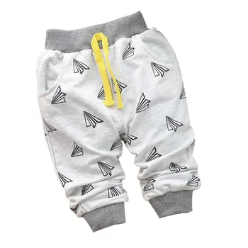 2024 New Baby Pants Cotton Spring Hot Sale 0-2 years Cartoon Baby Boy Girls Pants Kids Harem Pants 1