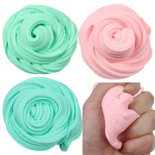Красивые детские цветные облачные слизи с мягкими шпатлевками ароматизированные стресс Детский пластилин Squeeze Toy Детские зеленые розовые антистрессовые игрушки