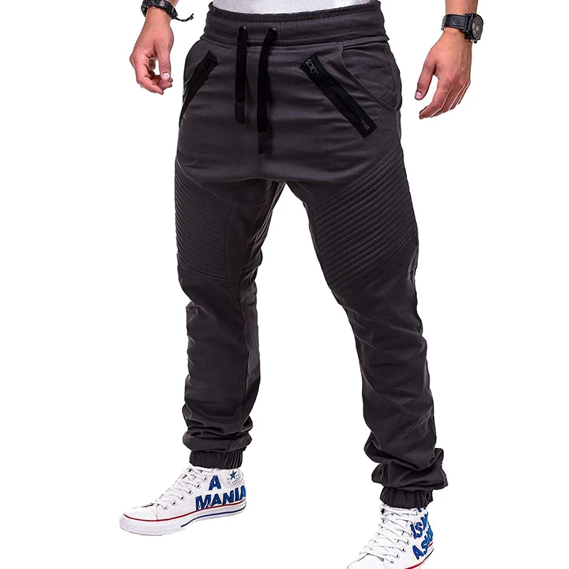 DIMUSI رجل ركض عارضة اللياقة البدنية Sweatpants الرجال الرياضية رياضية Sweatpants الذكور الهيب هوب السراويل صالات رياضية عداء ببطء السراويل الترنك
