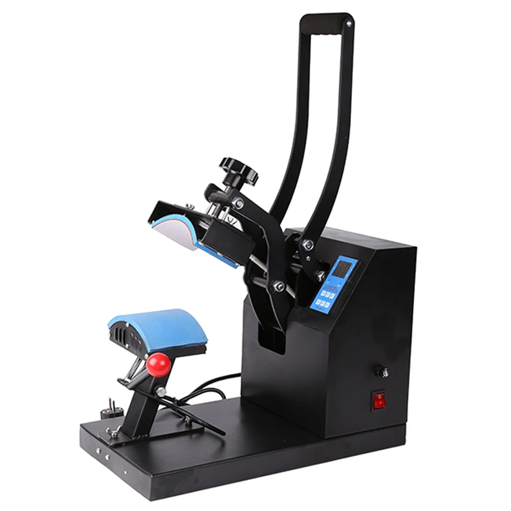 

Promotion Hat Cap Heat Press Sublimation Machine 7 x 3.75 In Digital Clamshell Steel Frame