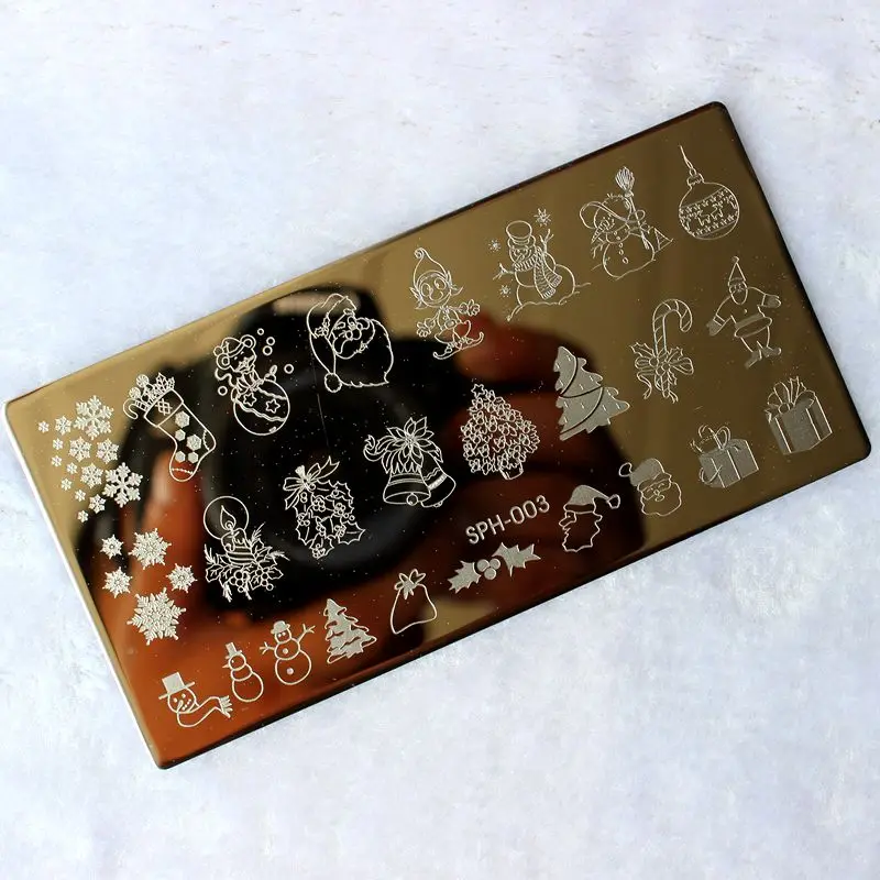 

Halloween Christmas Nail Stamping Plates Nail Stamp Polish Image Nail Art Image Konad Print Stamp Stamping Manicure Template