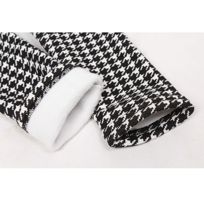 Girls Winter Leggings Thick Warm Printing Baby Girl Pantalones Fashion Elastic Waist Kids Pants