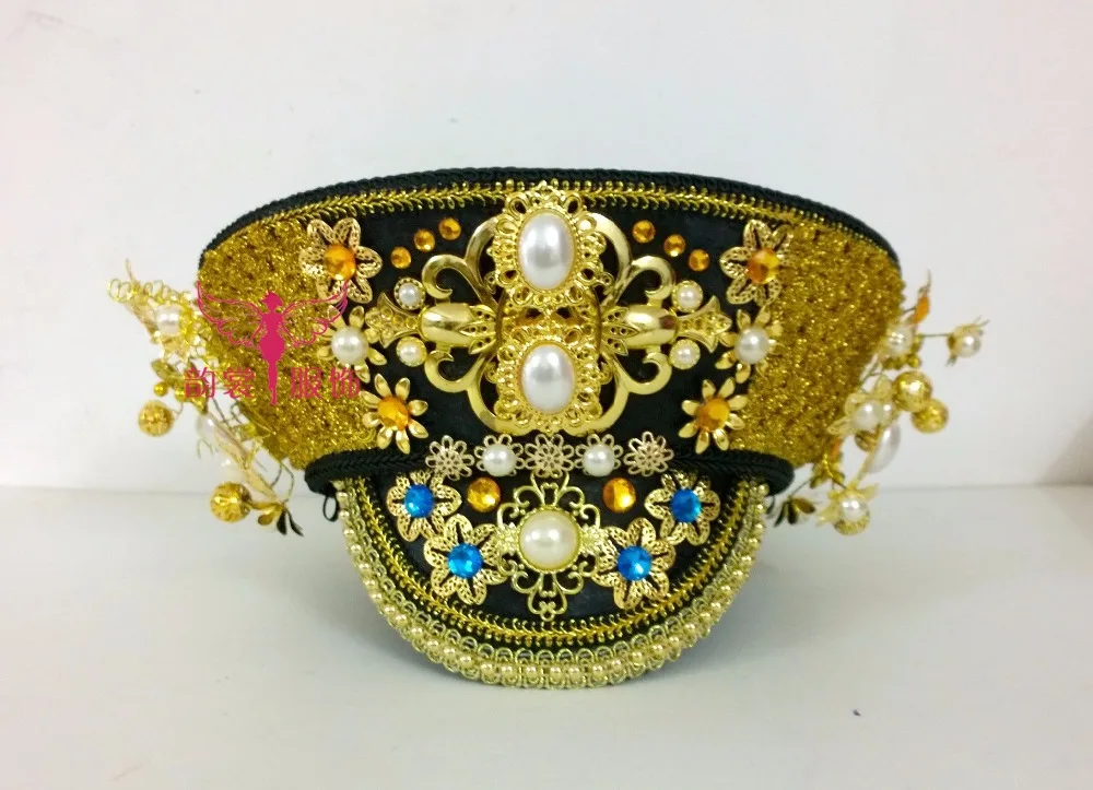 Легенда о zhenhuan аксессуар для волос костюм королевы Коронет Флаг Hat династии Цин принцесса или Императрица волос Тиара волос крона