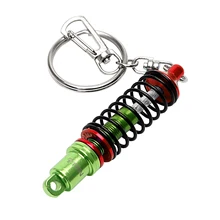 Auto Tuning Parts Keyring Metal Key Chain Car Ornaments Auto Accessories Turbine Damper Keyholder Shock Absorber Keychain