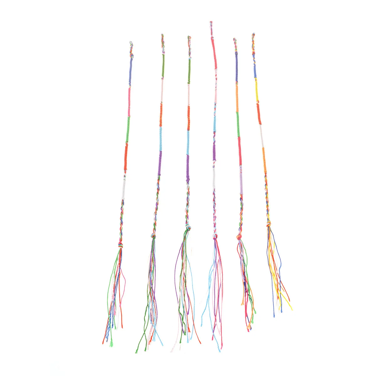 1PC Bohemian vintage ethnic style handmade cotton woven rope tassel hair band