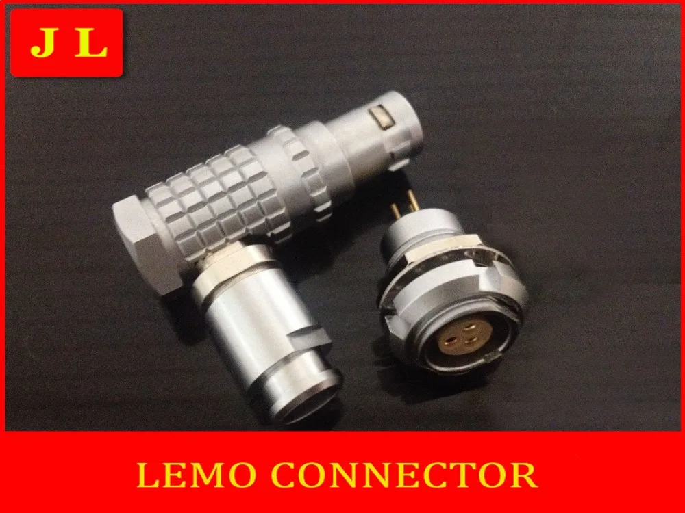 Lemo локоть fhg Разъем Push Pull 90 градусов FHG.0B. 303. одетый/ECG.0B. 303.CLL металлический разъем