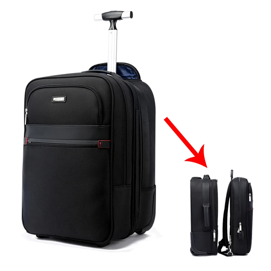 

LeTrend Multifunction Travel Bags Detachable Rolling Luggage Set Shoulder USB Suitcase Wheels 18 inch Cabin Trolley laptop bag