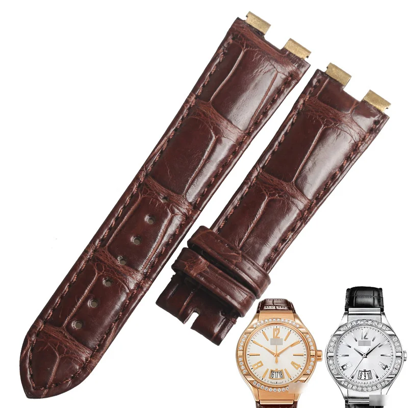 Мужские ремешки для часов WENTULA PIAGET G0A31159 Polo из крокодиловой кожи/крокодиловой