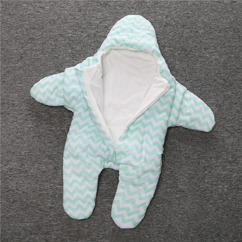 Розница мультфильм детский костюм Морская звезда спальный мешок с крышкой новорожденных зимние спальные мешки хлопок