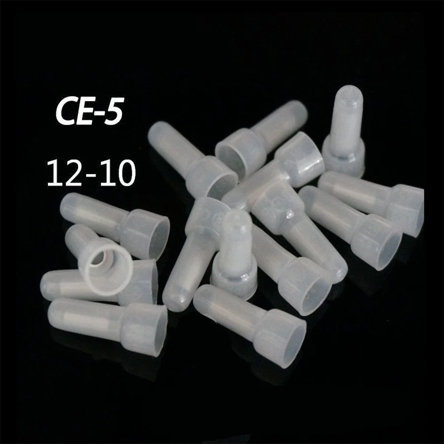 

High quality 50Pcs Closed End Crimp Cap Gauge Car Audio Wire Connector Terminals 12-10 AWG