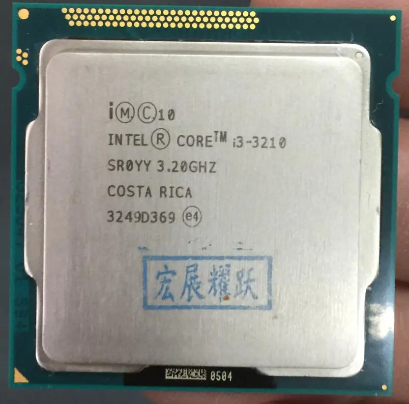 إنتل كور i3-3210 i3 3210 المعالج (3 M مخبأ ، 3.2 GHz) LGA1155 سطح المكتب وحدة المعالجة المركزية