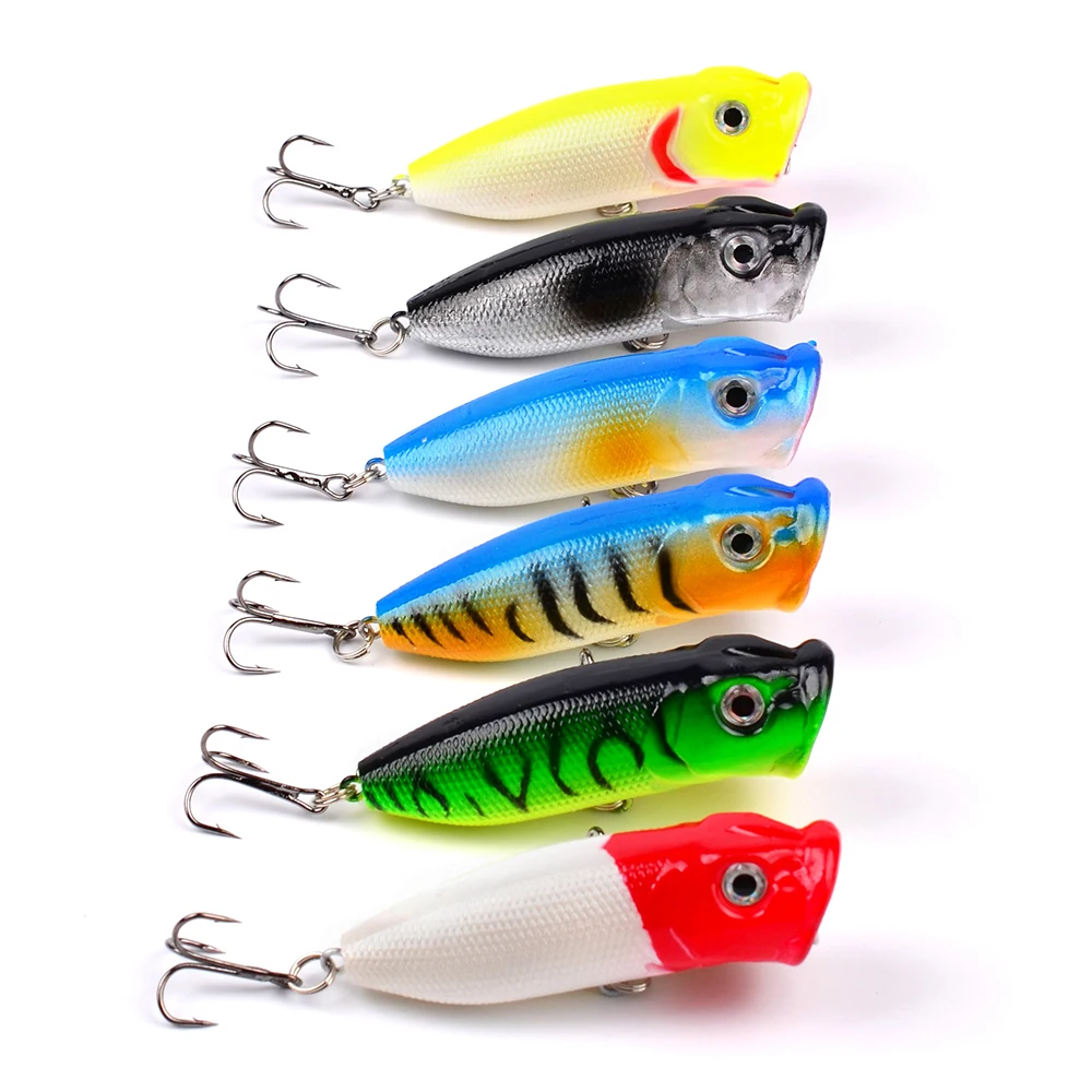 1pc cheap random colourPopper Lures fishing lure 6 new color PopA lures