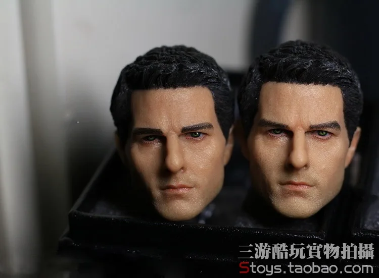 

1:6 Scale male Figure accessories Tom Cruise head shape carved for 12" Action figure doll,not include clothes;body and other