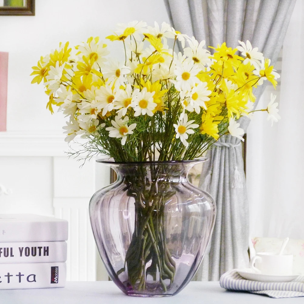 1 Bouquet 5 Heads Artificial Fake Daisy Silk Flower Home ...