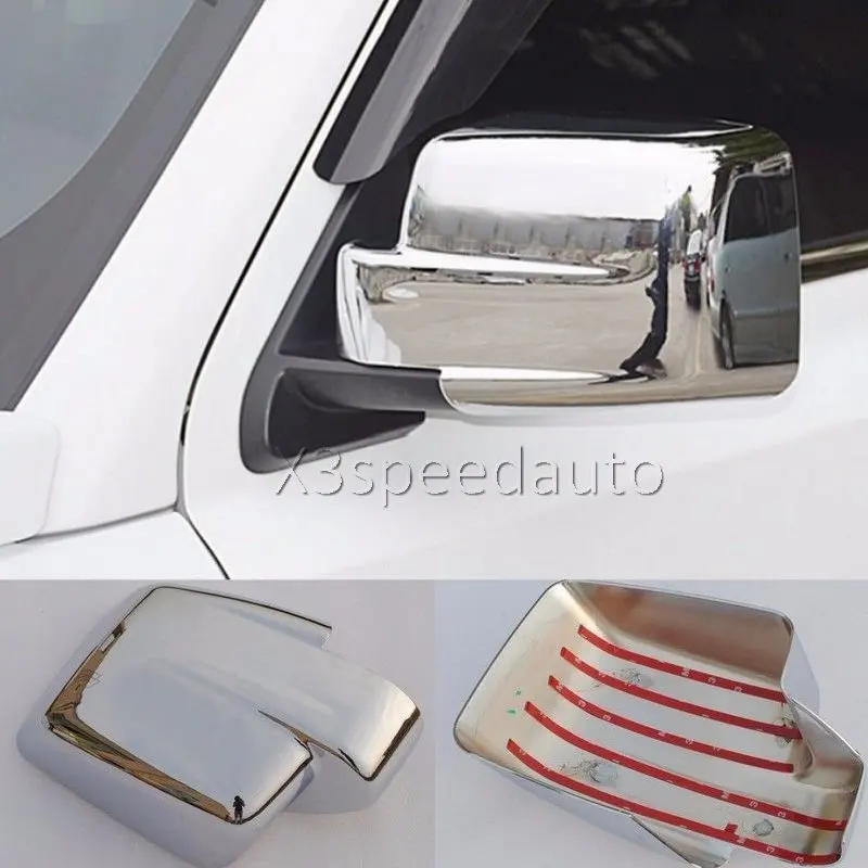 For Jeep Patriot 2011 2015 Side Door rearview Mirror Cover Trims 2pcs