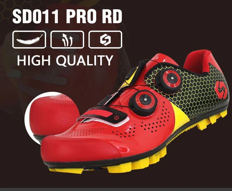 New Carbon Fiber MTB Bicycle Shoes Men's Women professional Bicycle Racing Self-Locking Shoes Ultralight Breathable Wear Shoes