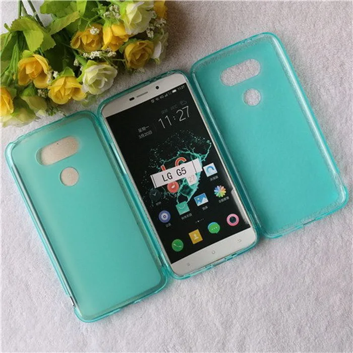Fundas для LG G5 простой мода тпу мягкий гель пудинг задняя крышка чехол капа