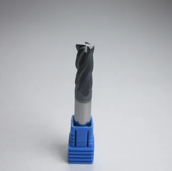 

wholesale 10PCS HRC45 8MM 4 flutes tungsten carbide end mills milling cutter CNC machine endmills HRC45 for steel use L=60mm