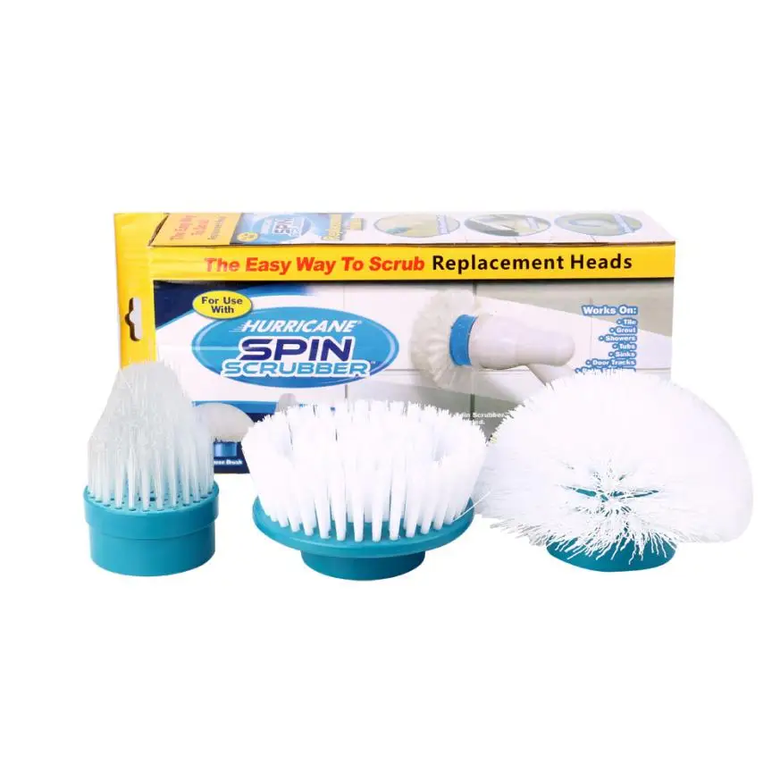 

2017 NEW Electric Turbo Scrub Household Cleaning Extra Brushes Set Accessories A10