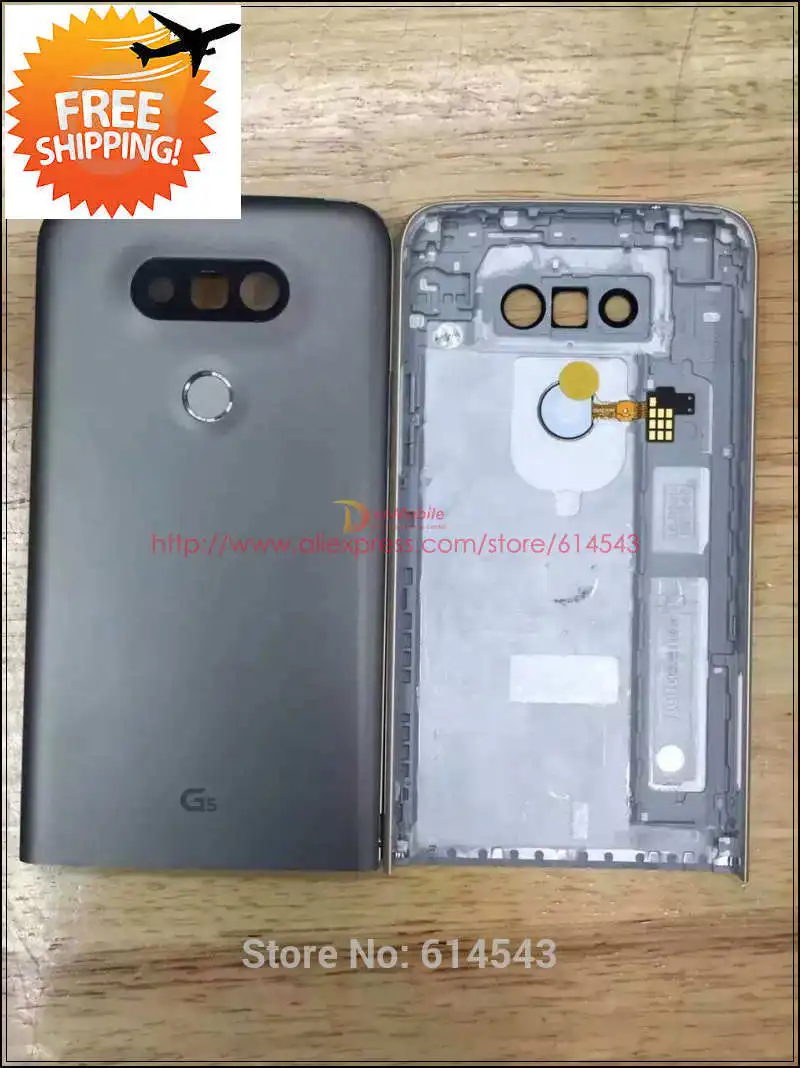 Серебристо-серый чехол для LG G5 H850 H840 F700 VS987 Us992 задняя крышка задней панели