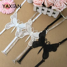 YAXIAN Бабочка Кружевной Бюстгальтер с бретельками женский летний Ouch 1,8 см эластичный корейский сзади крест ремни невидимый ремень плечи леди