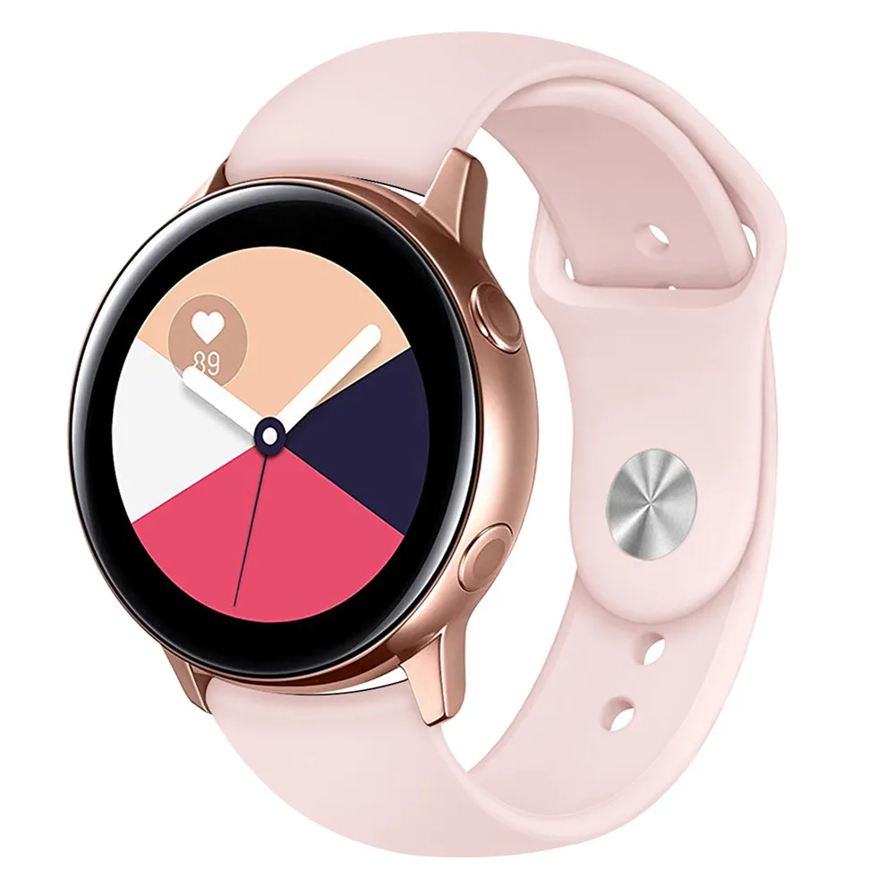 Замена для силиконового ремешка спортивный ремешок для samsung Galaxy Watch активный многоцветный быстрый выпуск Galaxy smartwatch активный унисекс
