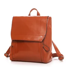 Luxus Designer Echtem leder Frauen Rucksack Adrette Rucksack Mädchen Schultasche Vintage Weiblichen Reise Rucksack Shouder Beutel