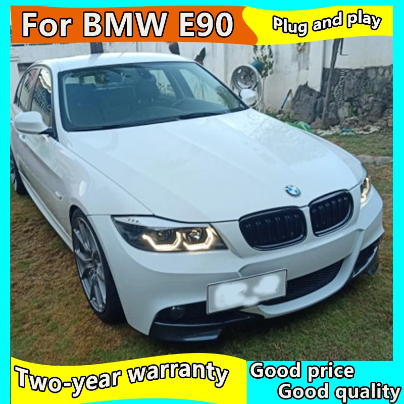 Автомобильная фара для BMW E90 330I 320I 318i светодиодная ангельские глазки 2005 2012 года