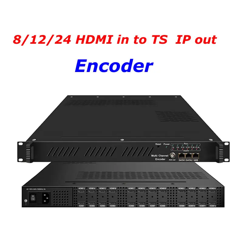 HDMI ip кодировщик TS ASI многоканальный iptv 8/12/24 вход в IP HD H.264 out NDS3542L|ТВ-приставки и