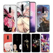 One Punch Man Soft Black Silicone Case Cover for OnePlus 6 6T 7 Pro 5G Ultra-thin TPU Phone Back Protective