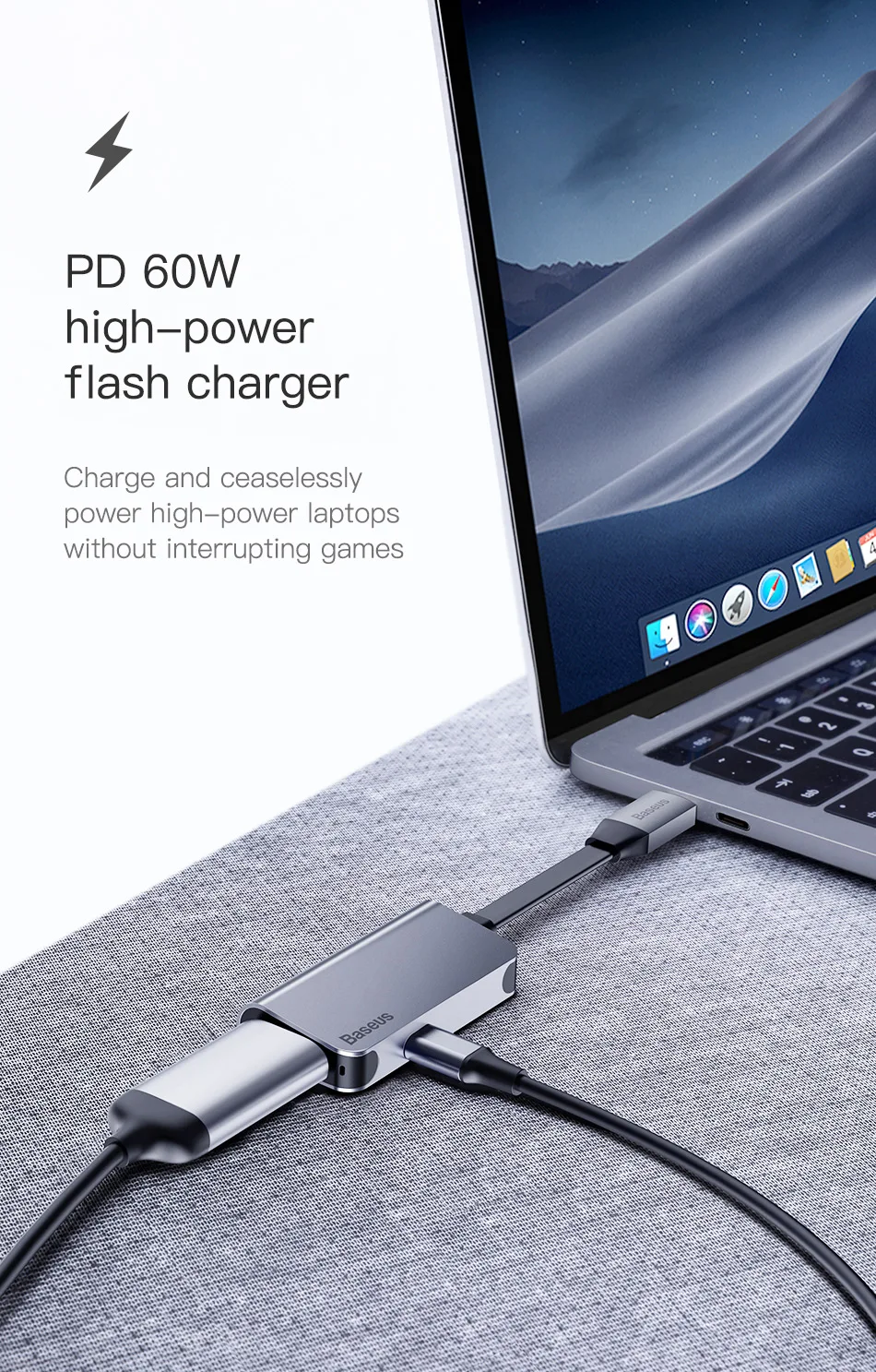 Baseus USB C концентратор к HDMI type C PD Thunderbolt 3 адаптер питания USB-C концентратор для Macbook Pro Air samsung S10 type-c концентратор HAB разветвитель