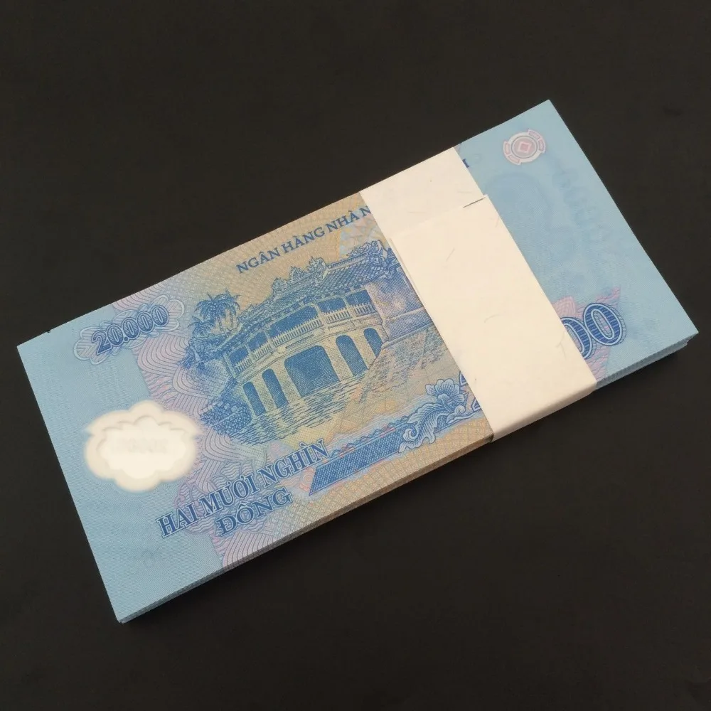 Вьетнамские банкноты 100 шт. 20000 Dong 2016 P 120 Polymer UNC подарок для коллекции оригинал