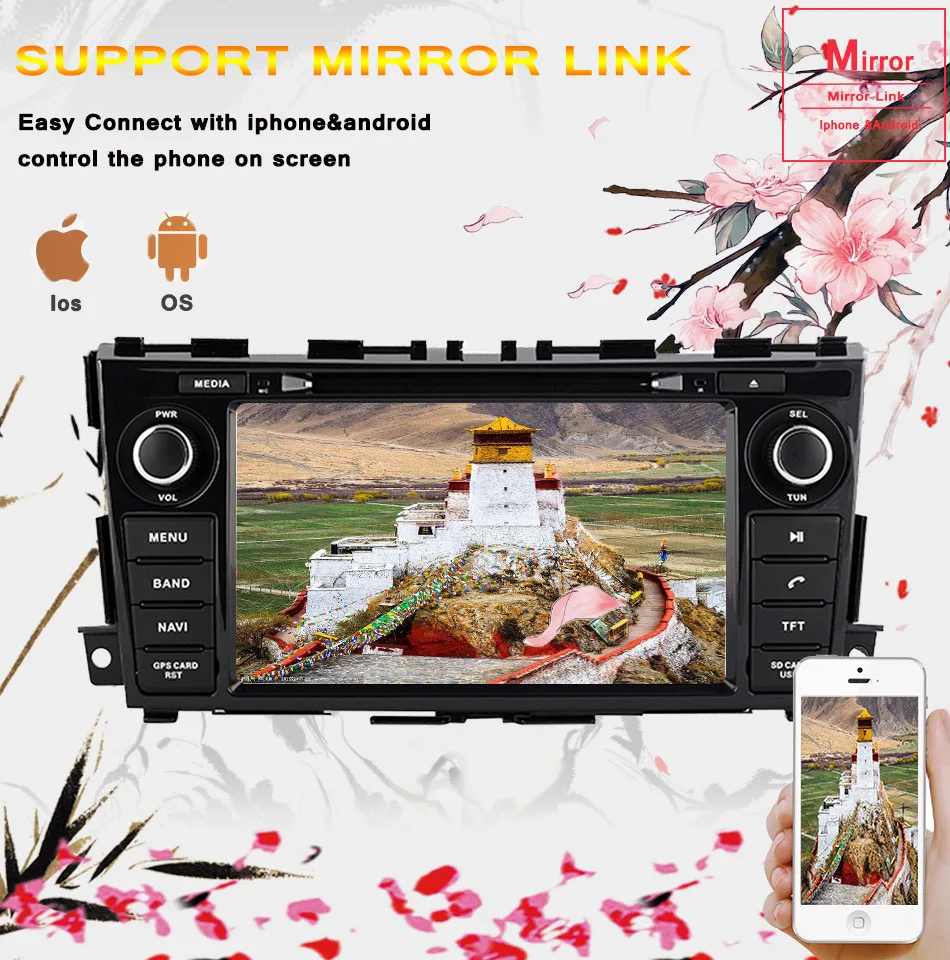 Flash Deal Autoradio Android 9.0 64GB car dvd player for nissan altima Teana 2013-2019 multimedia radio gps tape recorder AUX Audio Video 7