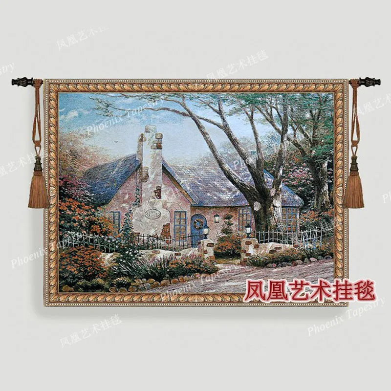 Красивая флоридская деревенская картина со статическим пейзажем, 102*138 см, настенный гобелен, декор для гостиной, H188